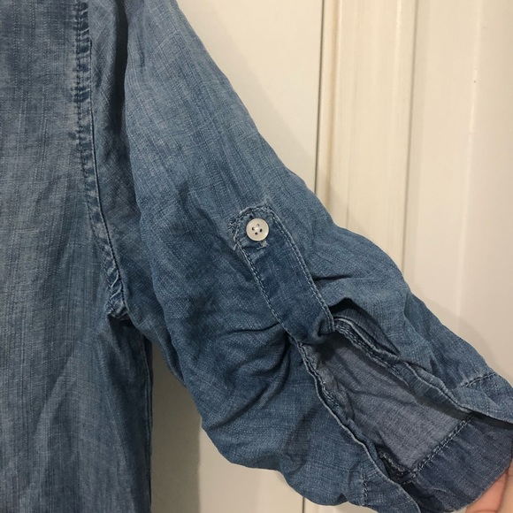 Philosophy Tunic Top Dress Denim Color L - Picture 4 of 13